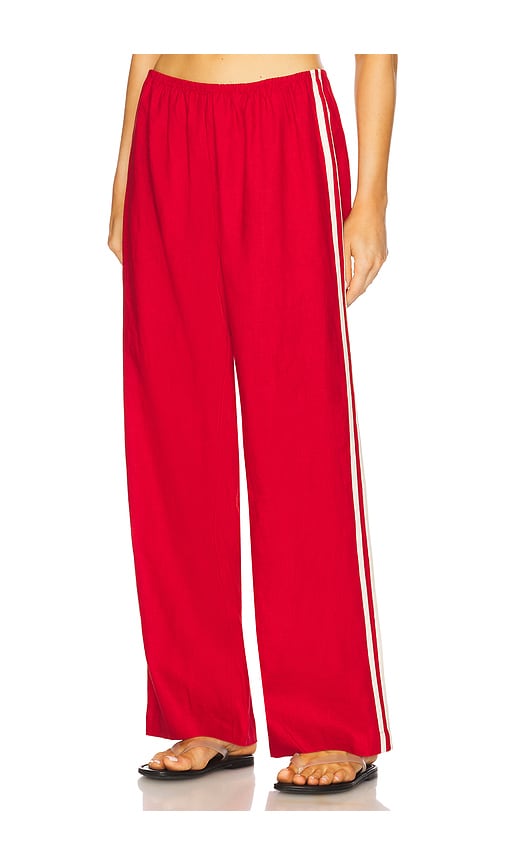 X Revolve the Linen Stripe Racer Pant