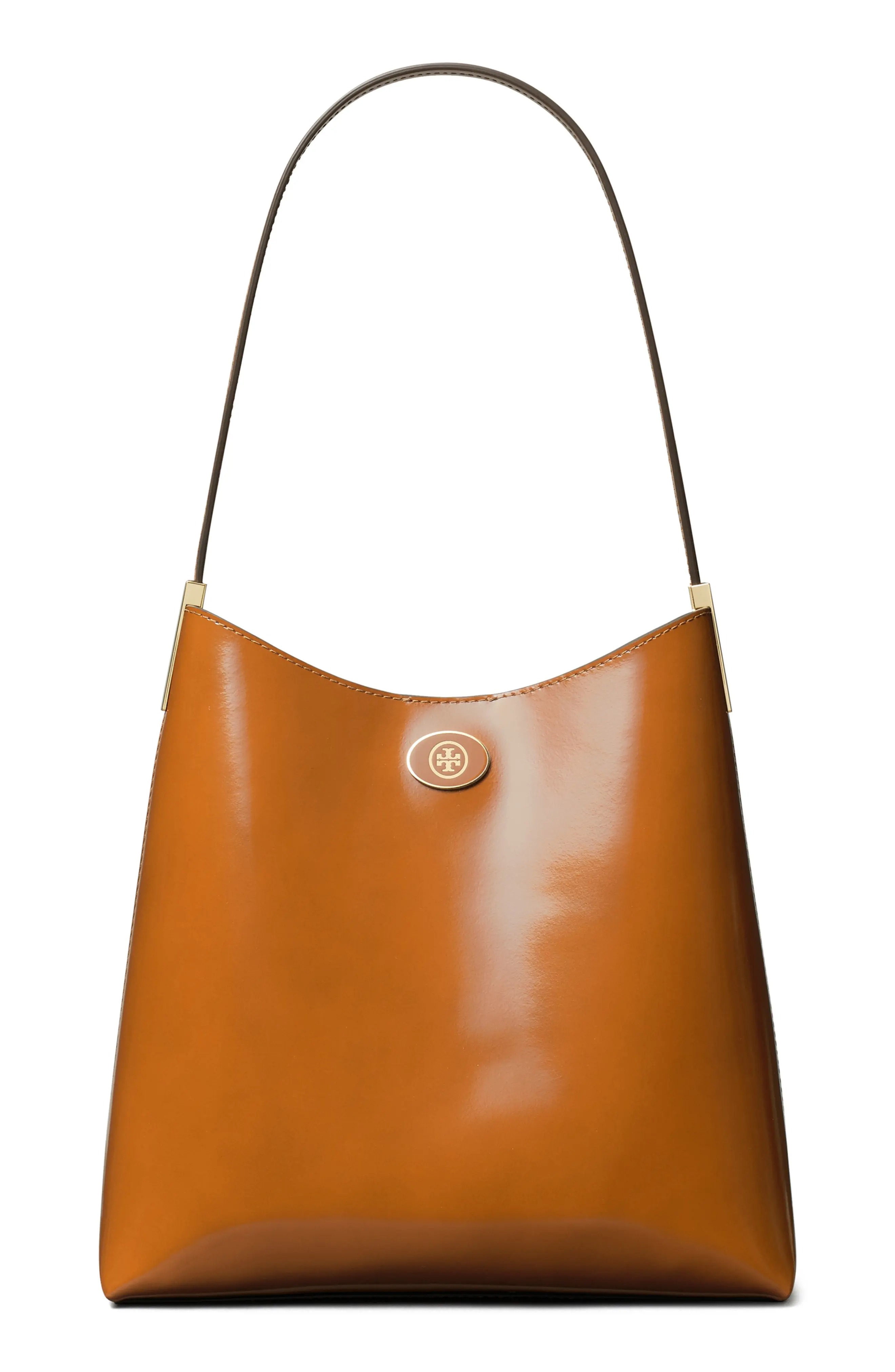 Tory Burch, Robinson Spazzolato Leather Hobo Bag