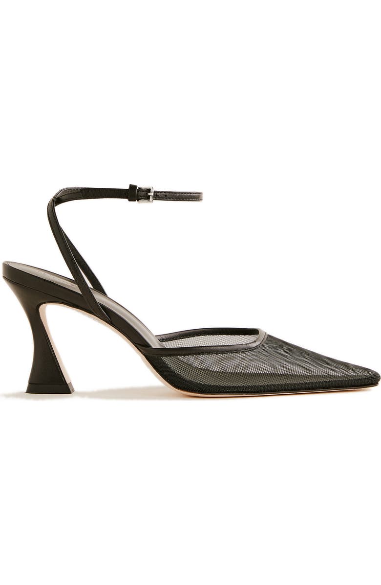 Natasha Ankle Strap Mesh Pump