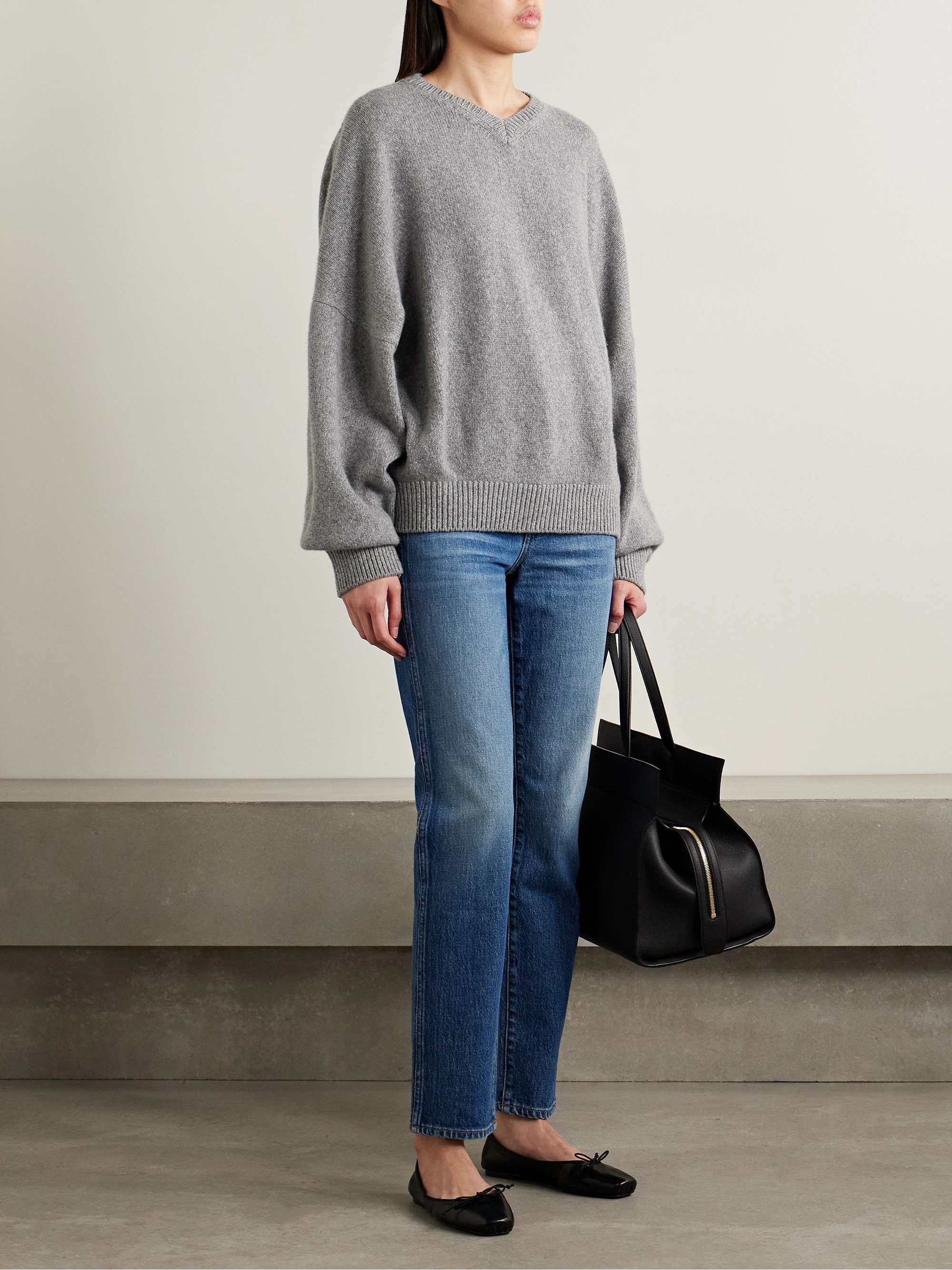 Khaite Viv High-Rise Slim-Leg Jeans