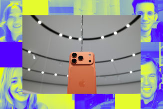 The orange iPhone stole the show
