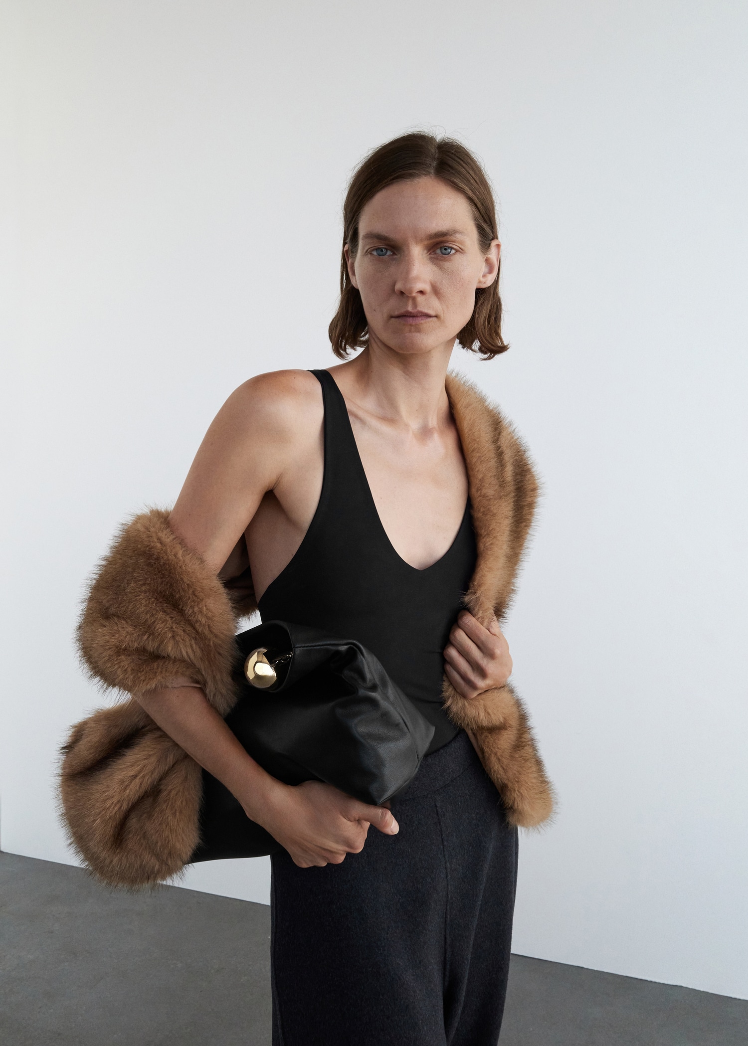 Fur-Effect Scarf - Women | Mango Usa