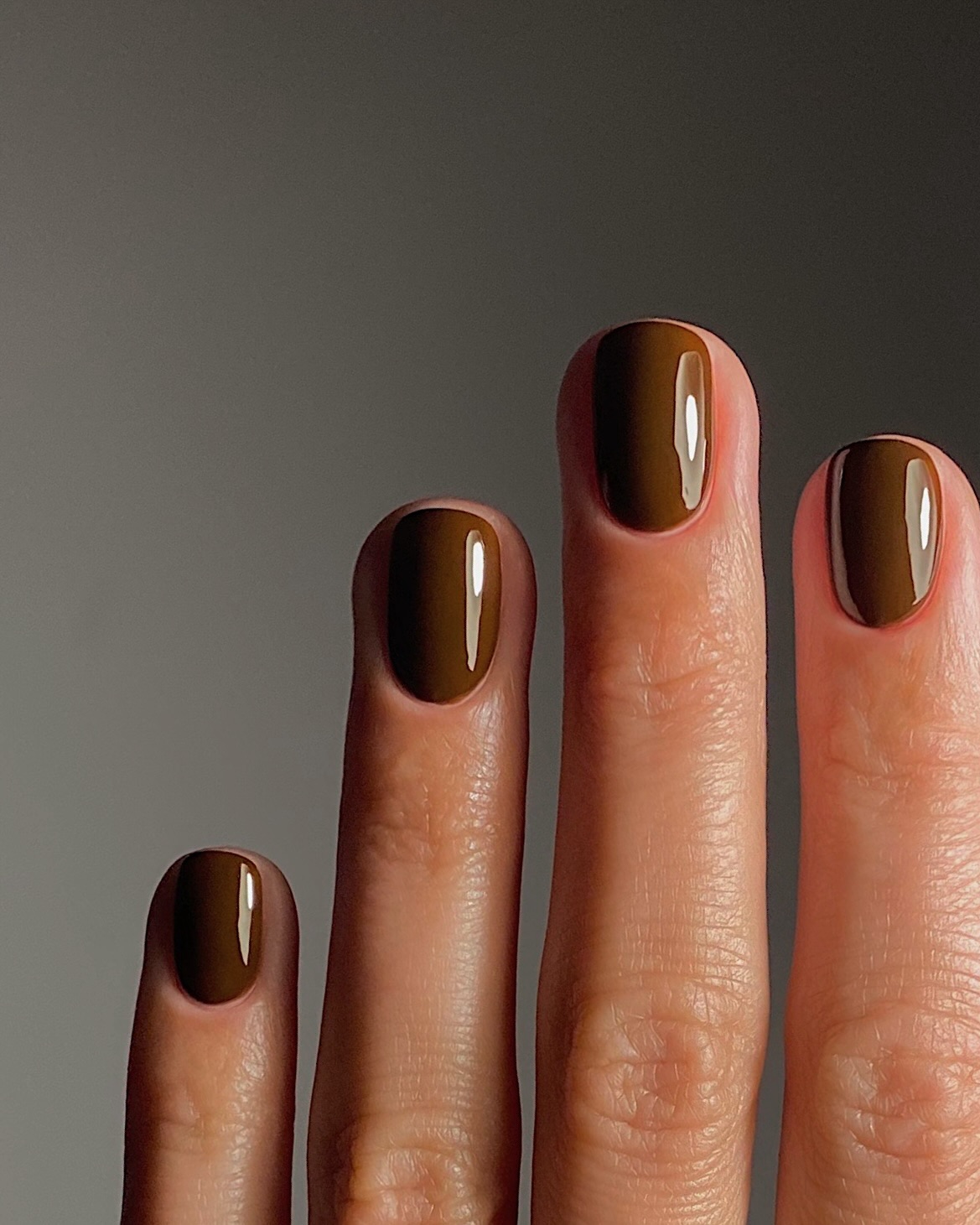 Sepia nails by Mate Janova
