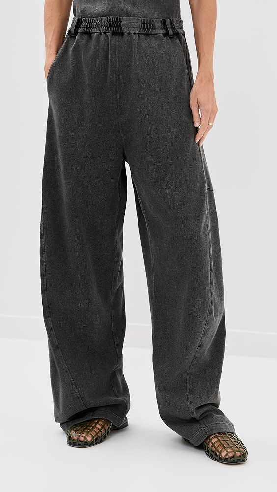 Tibi Petite Stretch Denim Knit Winslow Pants