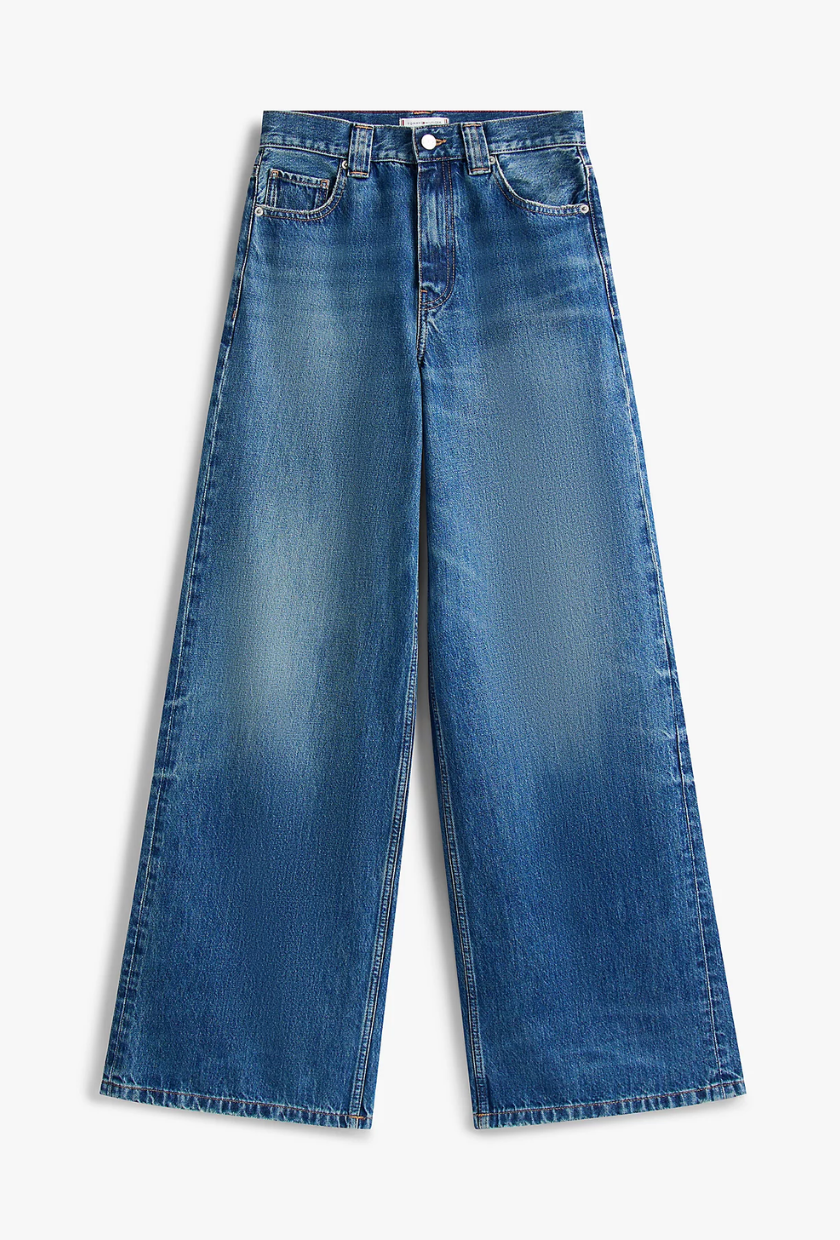 An image of Tommy Hilfiger wide-leg trousers.