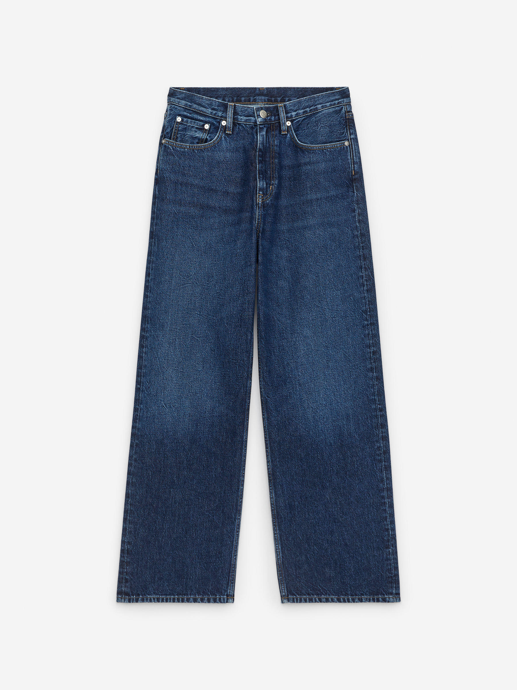 Coral Wide Jeans &amp;ndash; Dark Blue &amp;ndash; Women &amp;ndash; Arket Gb