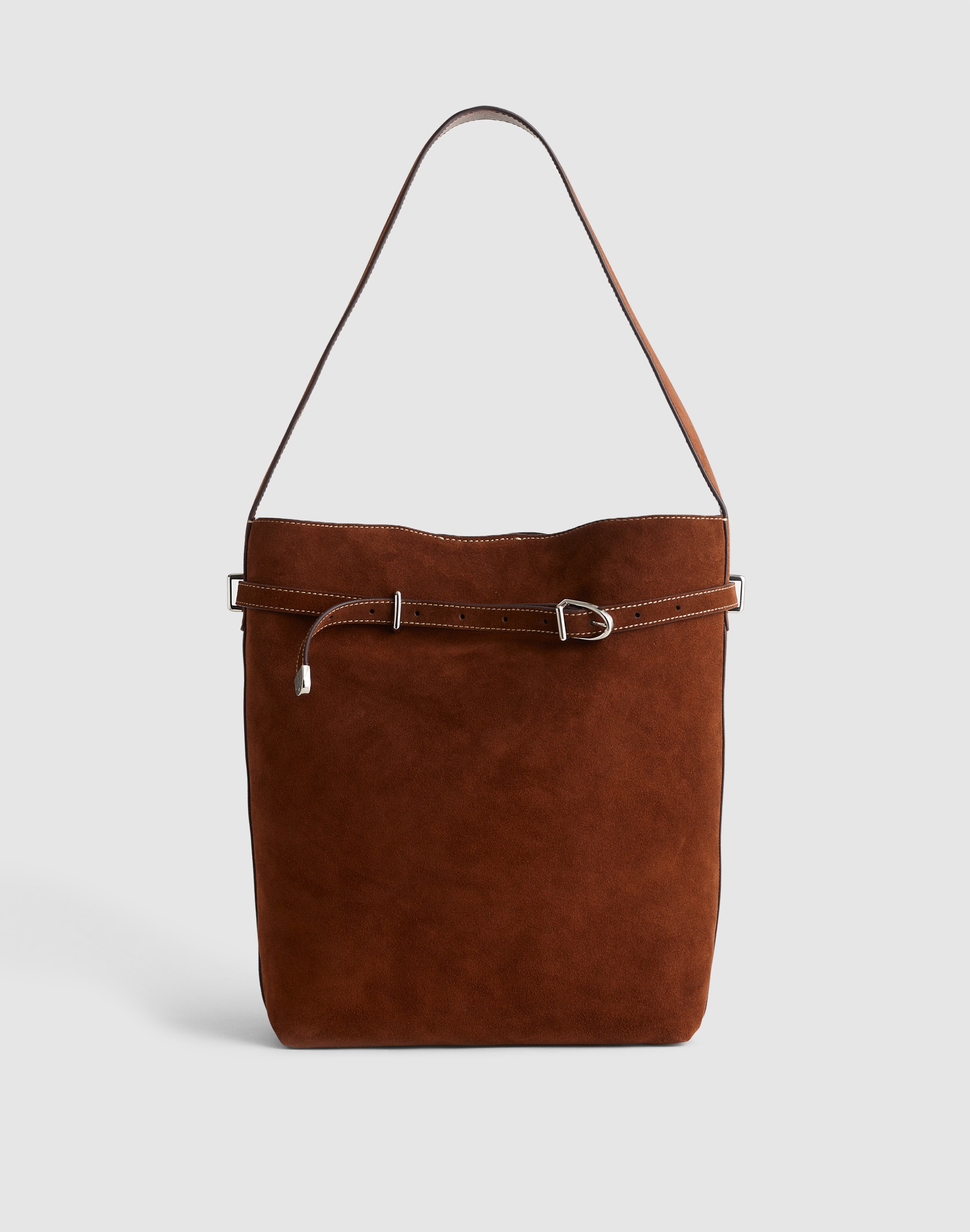 The Essential Belted Bucket Tote