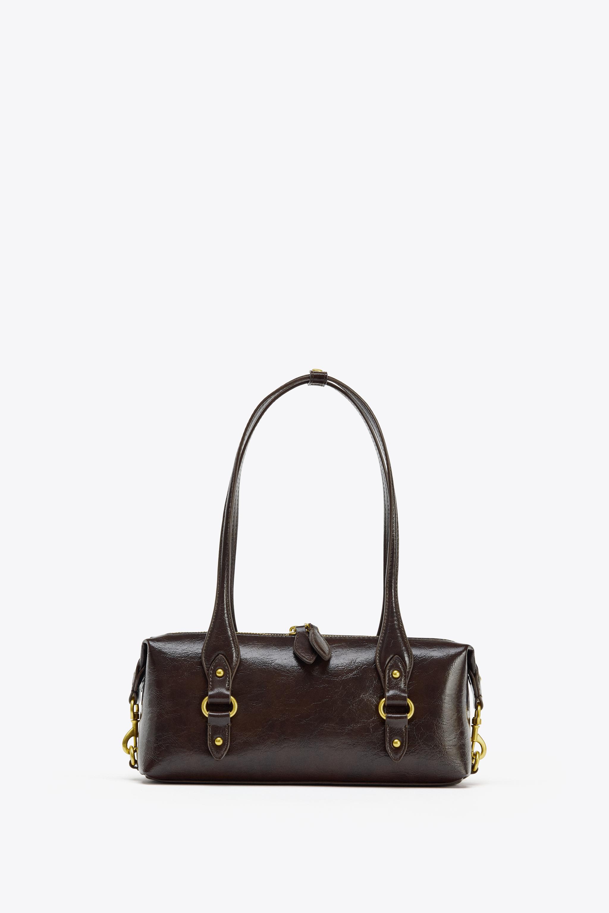 Shoulder Bag With Metallic Details