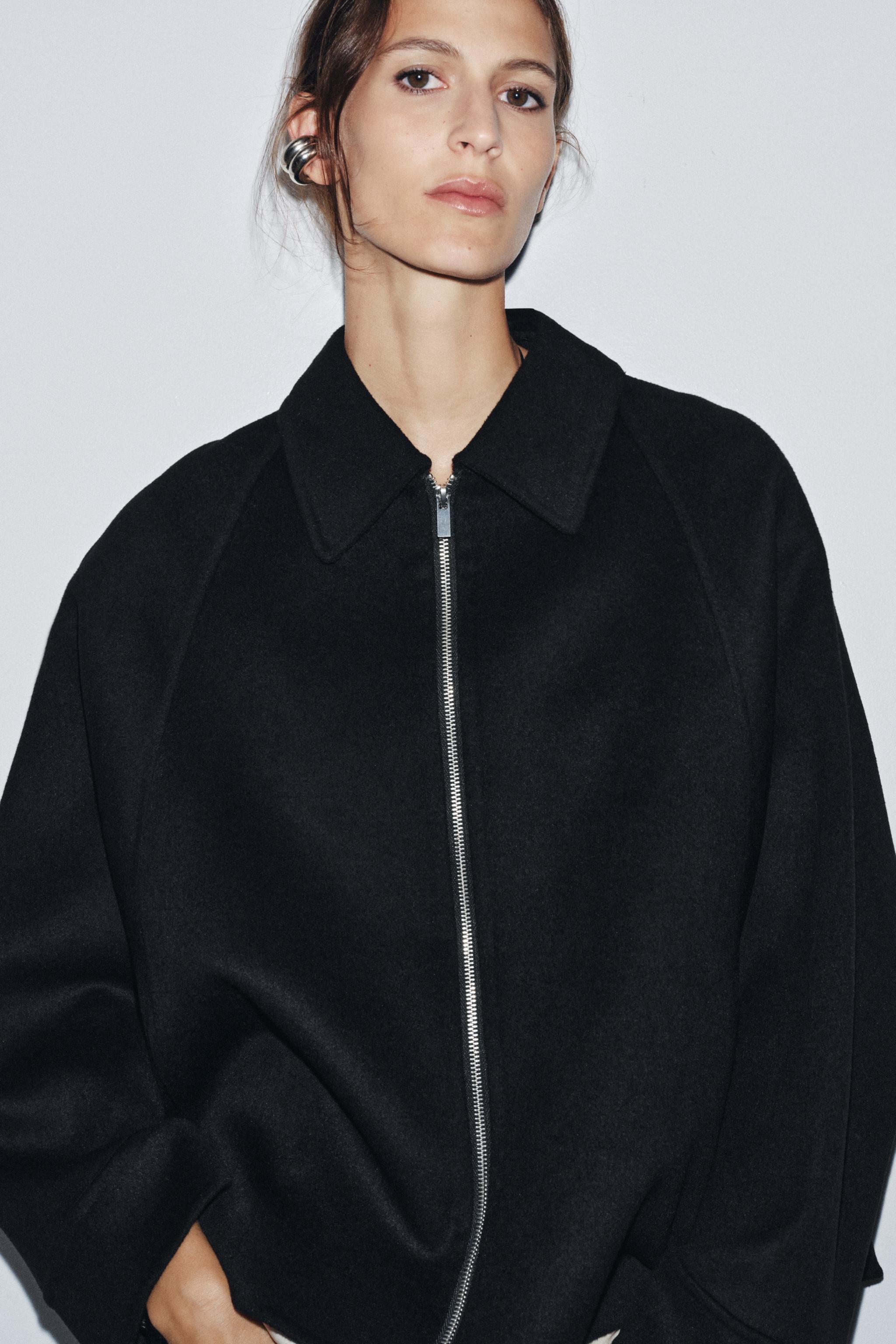 Wool Zip Jacket Zw Collection