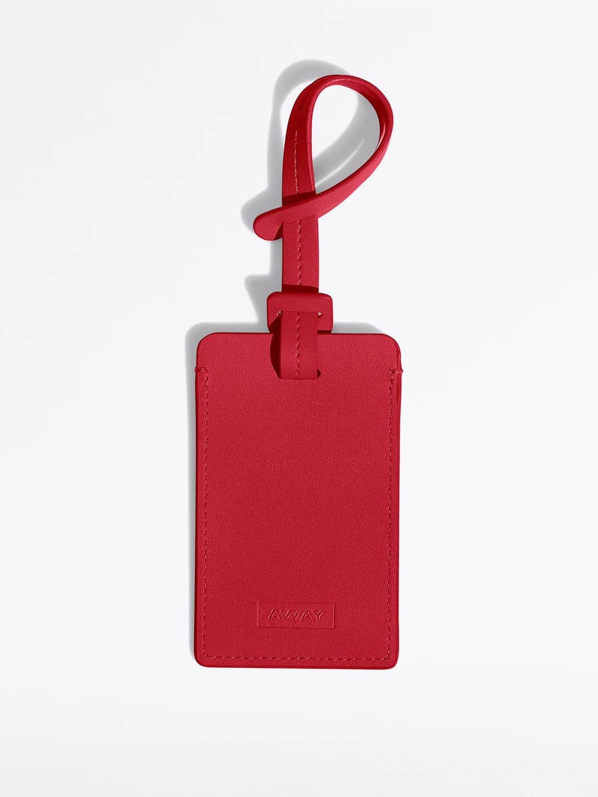 The Luggage Tag in Cherry Red