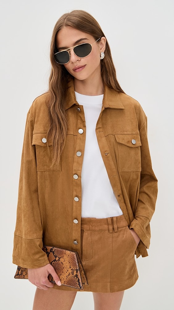 Seven Wonders Monah Faux Suede Jacket