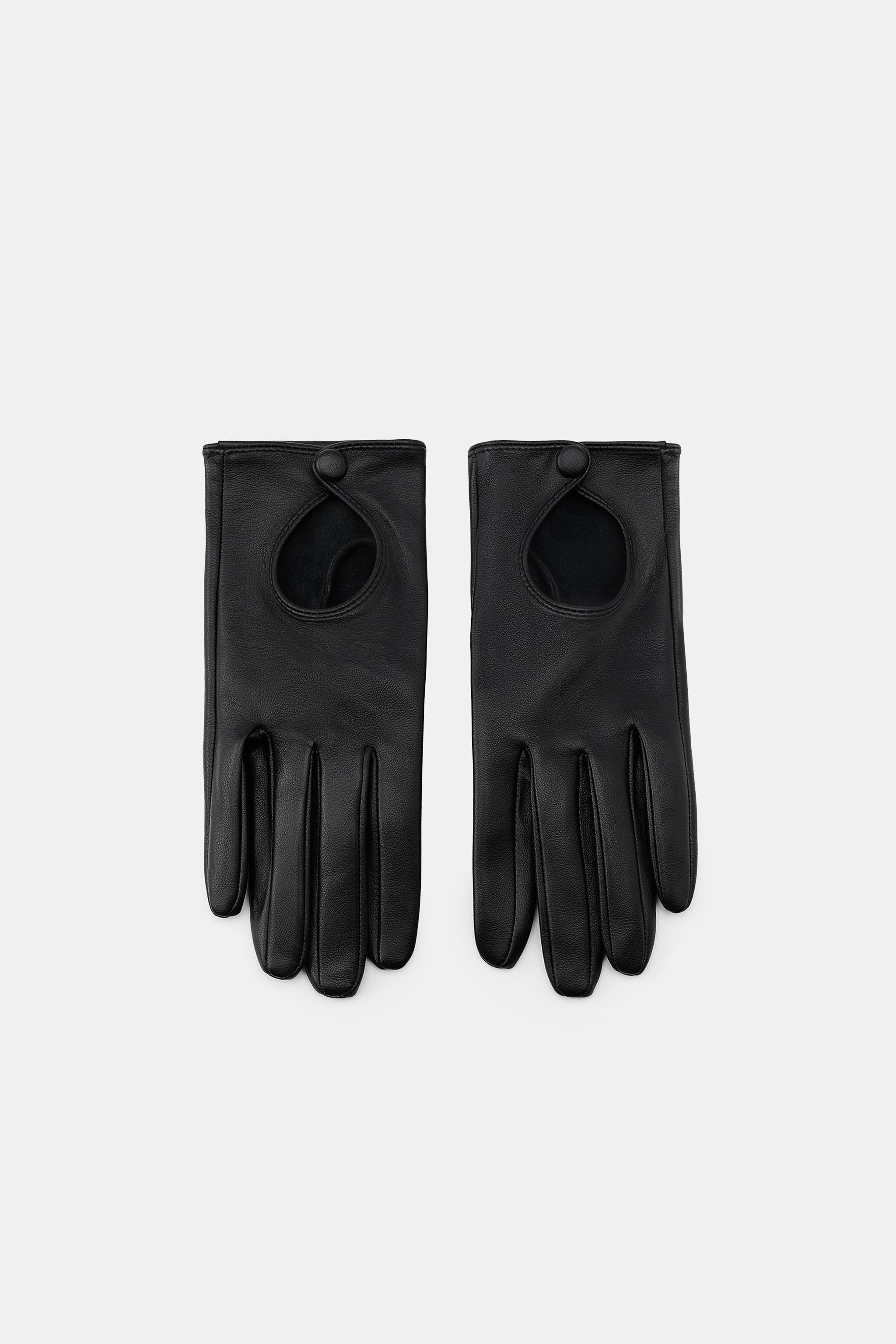 Short Leather Gloves
