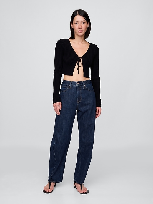 High Rise Barrel Jeans