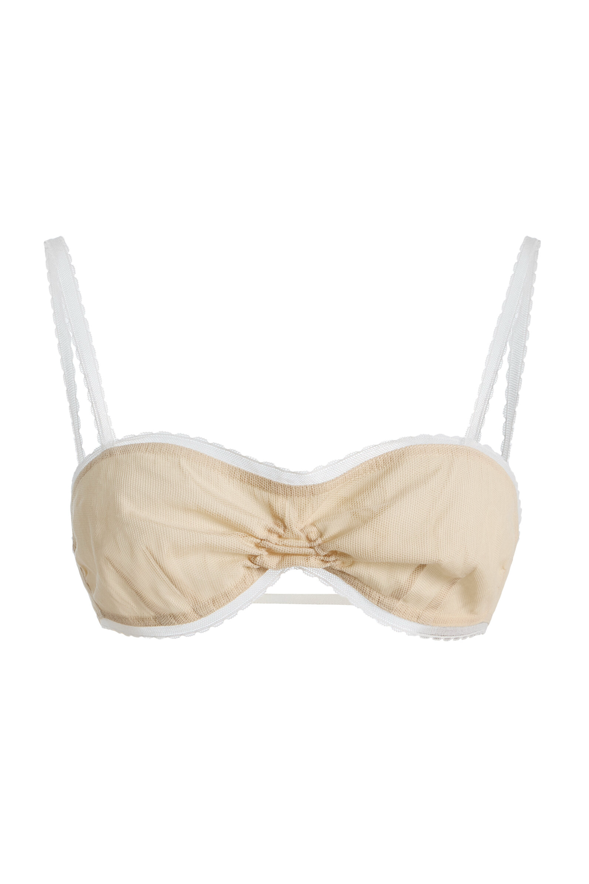 Ruched Tulle Bralette