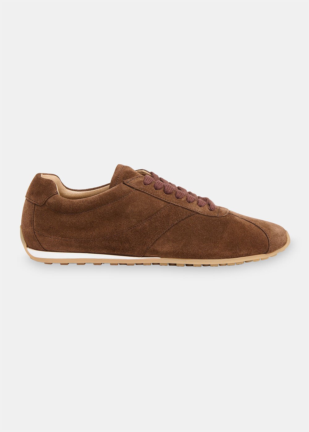 Chocolate Soft Suede Sneaker