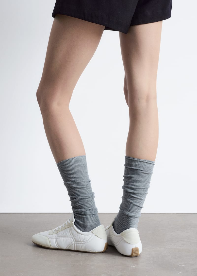 Suede-Detail Trainers