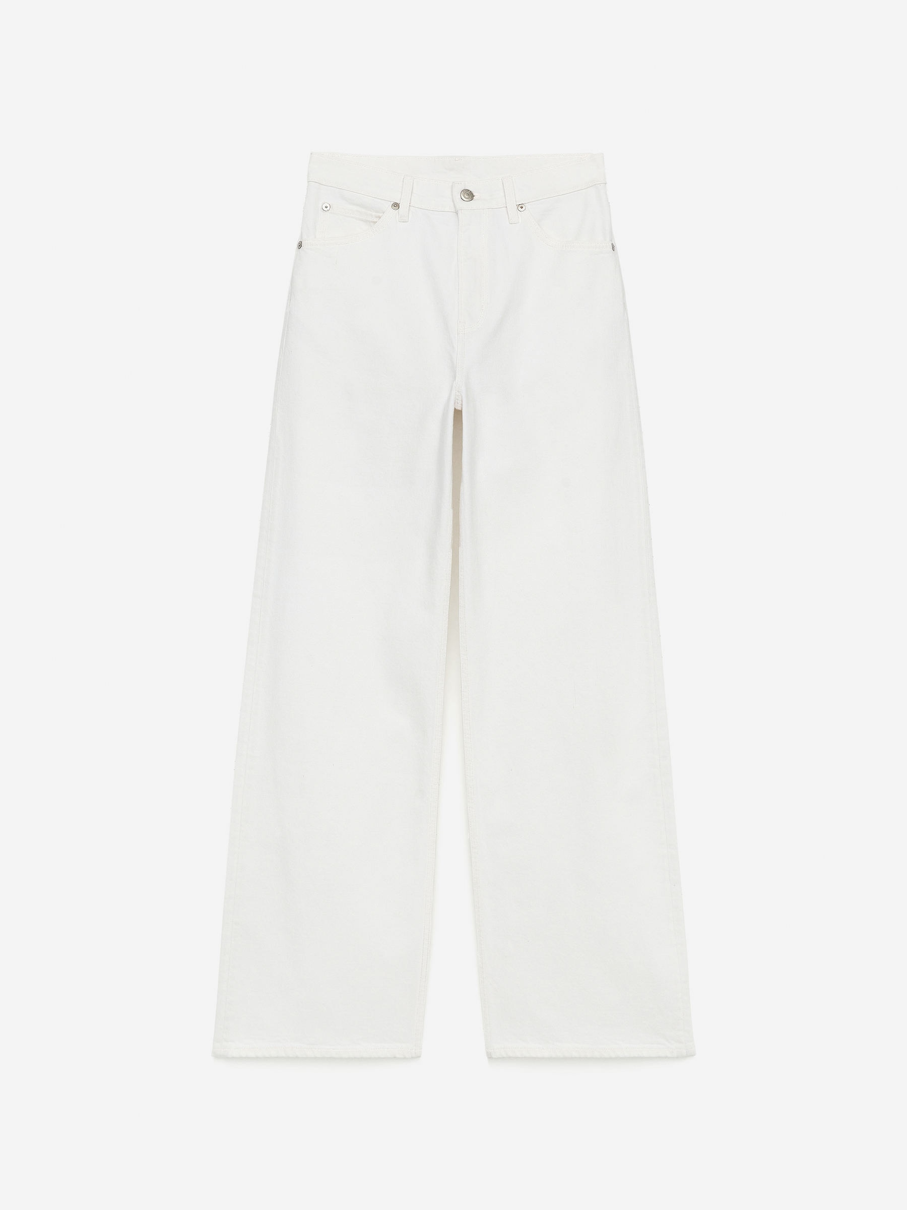 Lupine Flared Jeans &amp;ndash; White &amp;ndash; Women &amp;ndash; Arket Gb