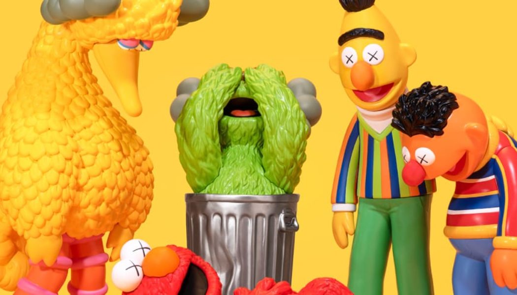 AllRightsReserved and KAWS Debut Exclusive Sesame Street Figure Collection