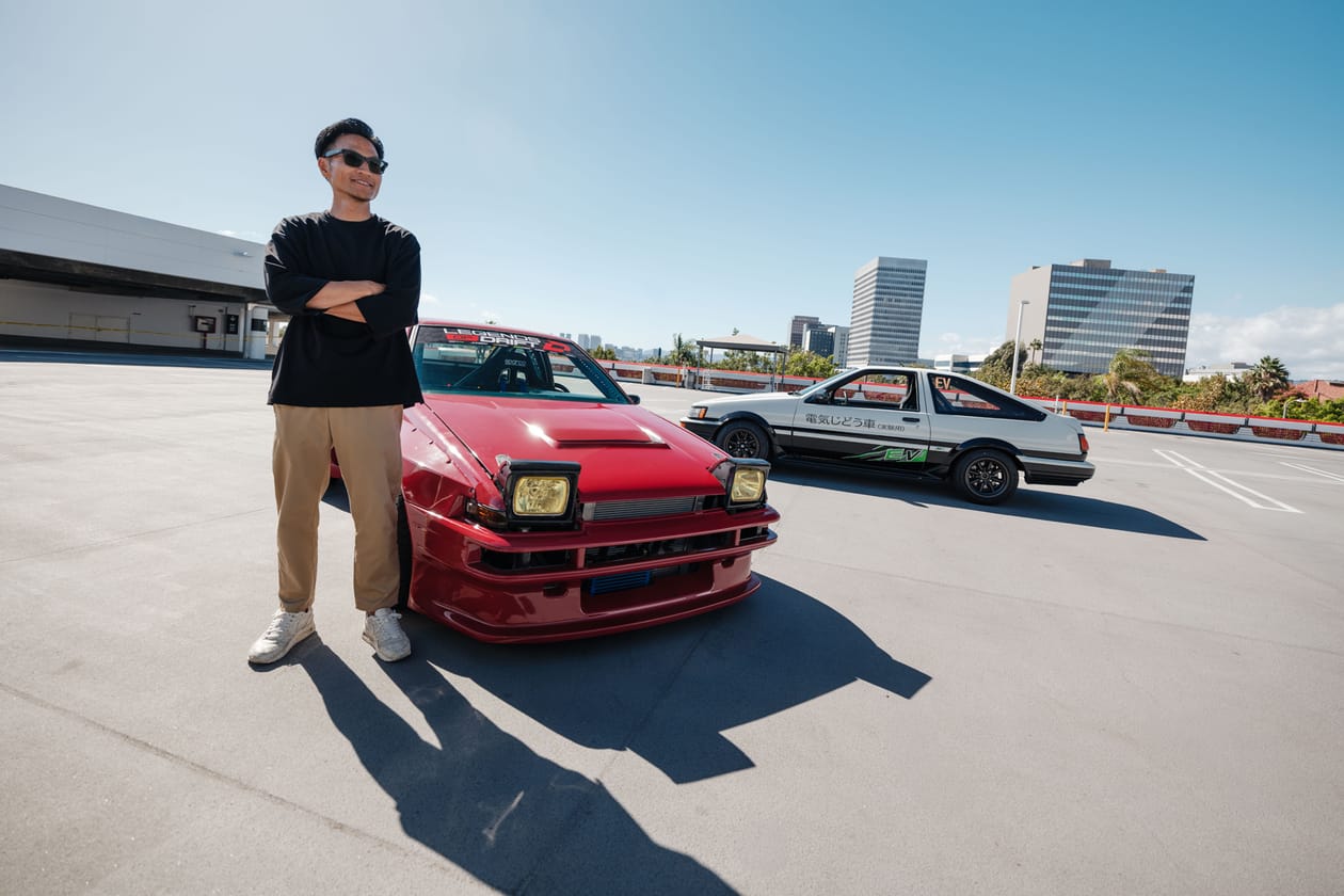 Sung Kang 'DRIFTER' Movie: Toyota AE86 Hero Car Photos Widebody Rocket Bunny LS3 Motor