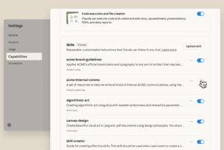 Anthropic turns to ‘skills’ to make Claude more useful at work