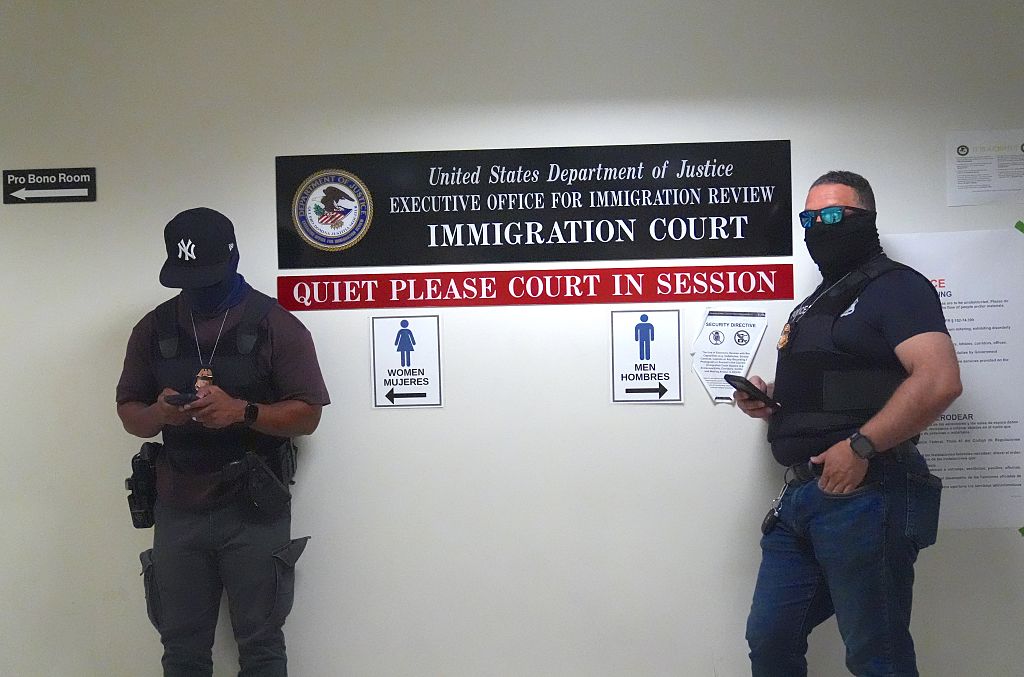 Masked ICE agents continue to arrest people at the immigrant court in NYC