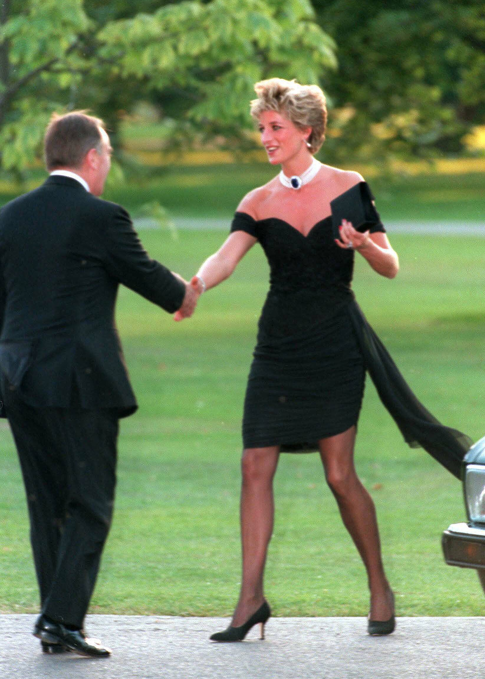 Princess Diana wears her revenge dress