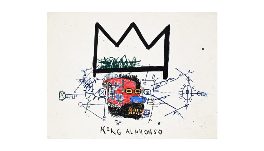 Basquiat’s “King Alphonso” Returns in Print