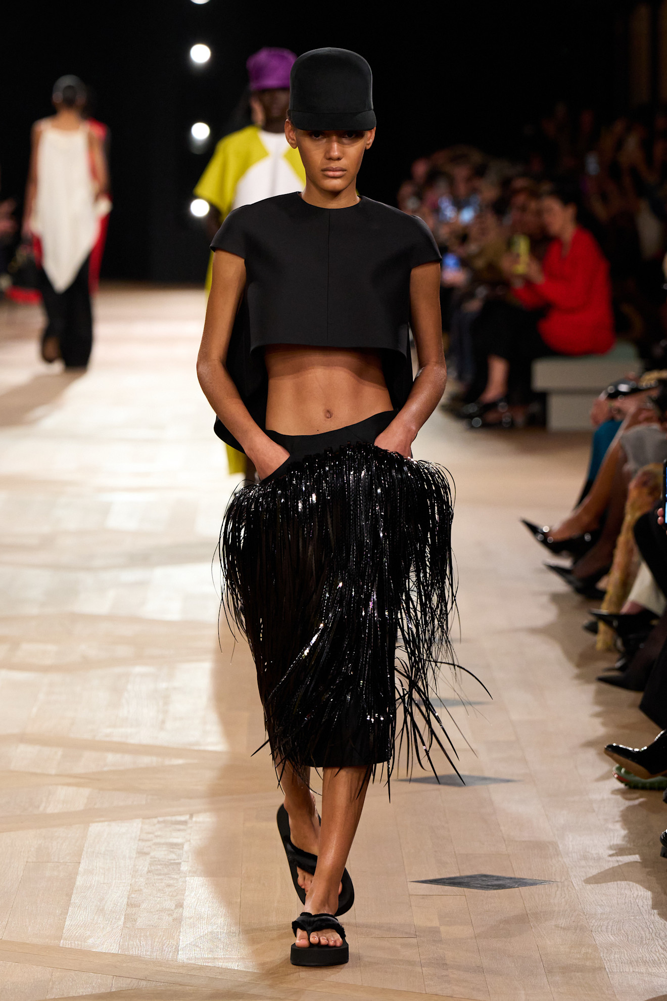 the fringe trend at the balenciaga spring 2026 show