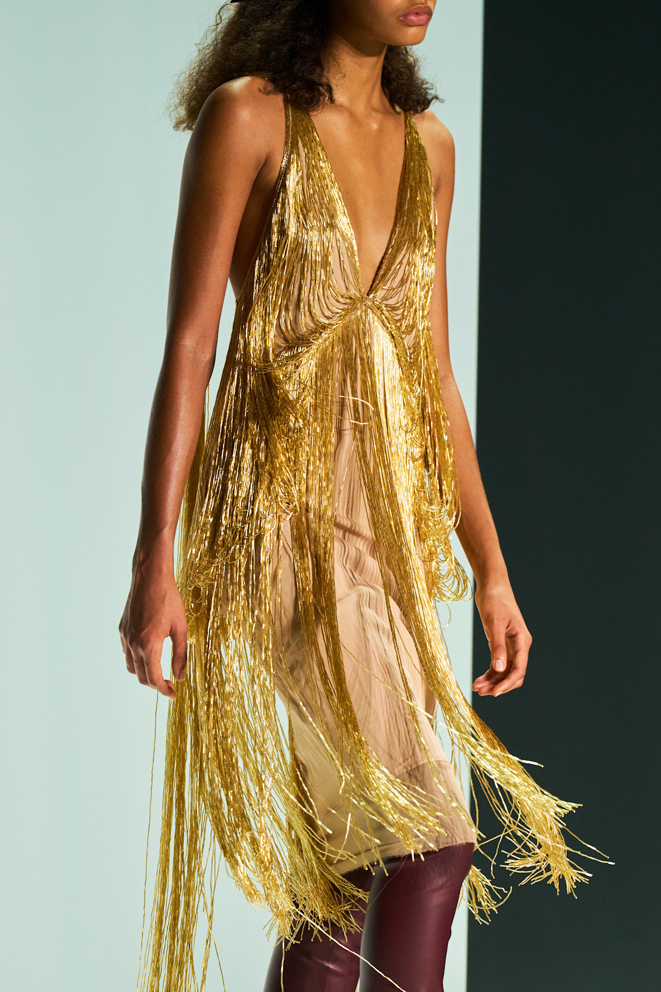 the fringe trend at the attico spring 2026 show