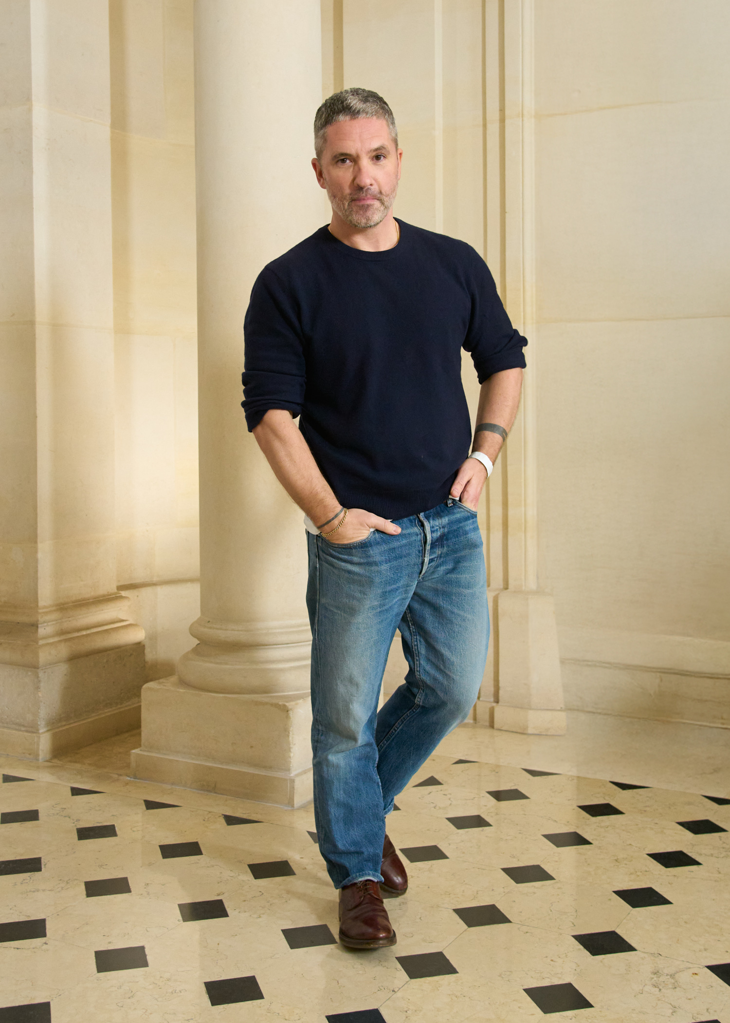 Mark Thomas at his debut runway show as Carven&#039;s creative director.