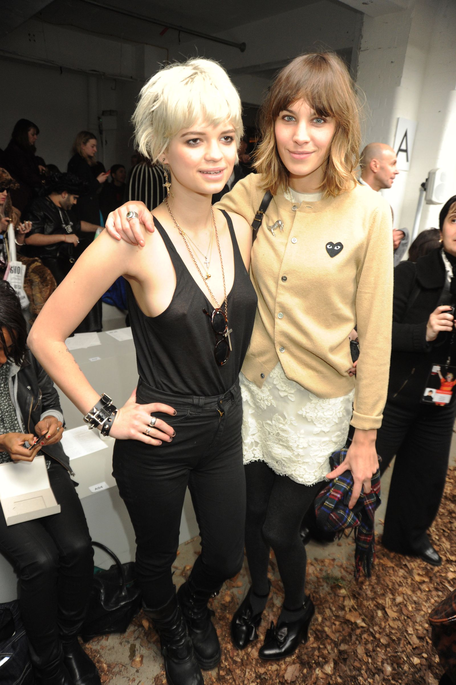 Pixie Geldof and Alexa Chung