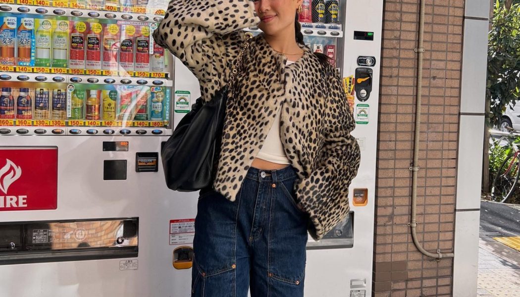 Cropped Leopard Print Coats Are Trending in Winter 2025