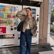 Cropped Leopard Print Coats Are Trending in Winter 2025