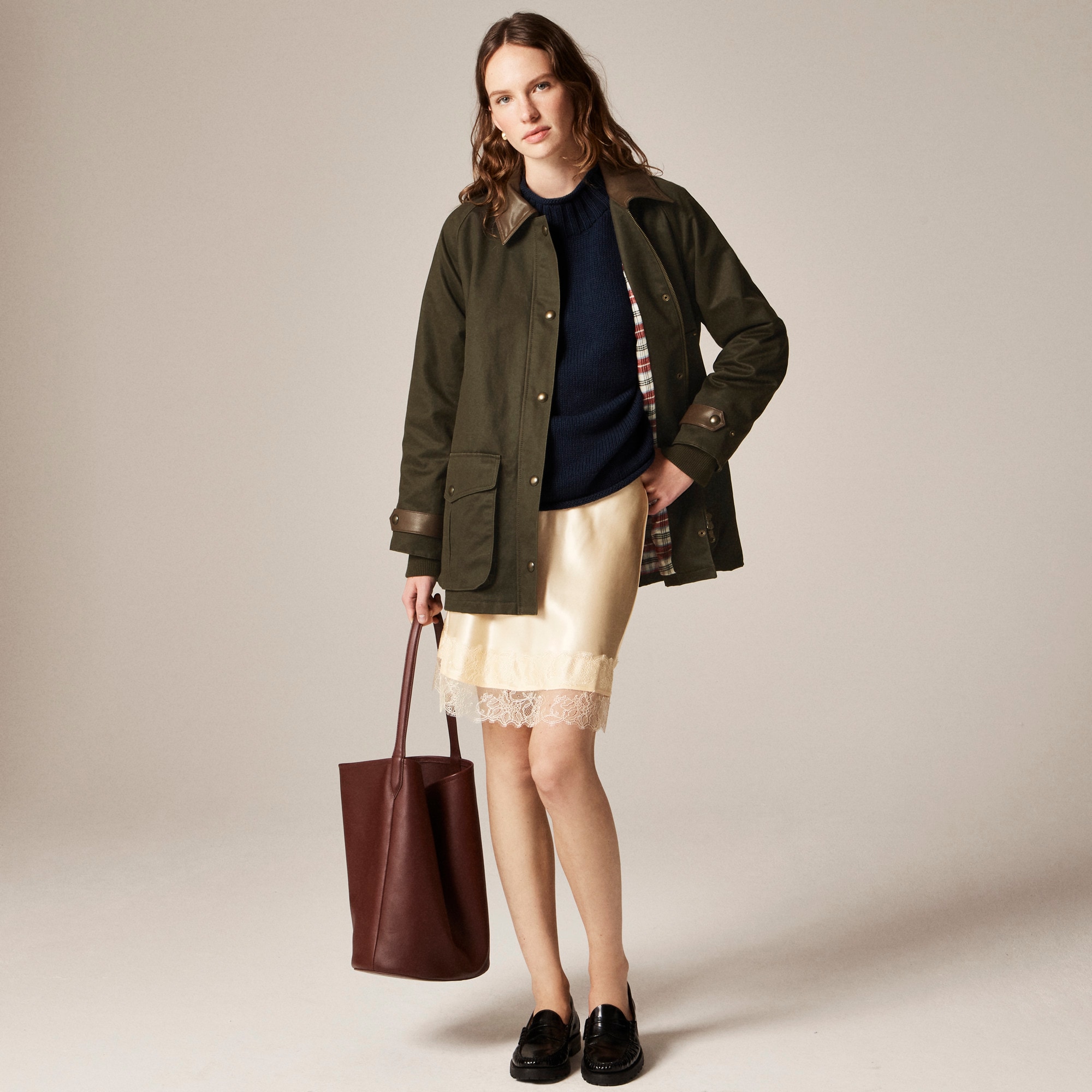 Broken-In Barn Jacket&amp;trade; With Faux-Leather Collar