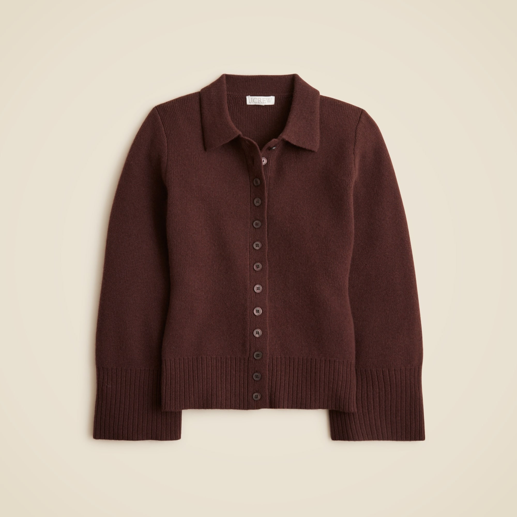 Milano-Stitch Cinched-Waist Cardigan