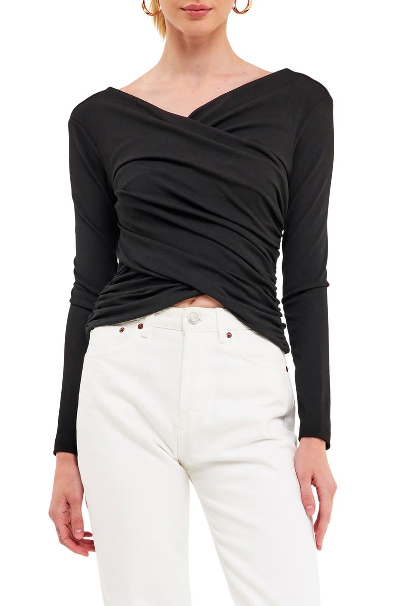 Shirred Crop Top