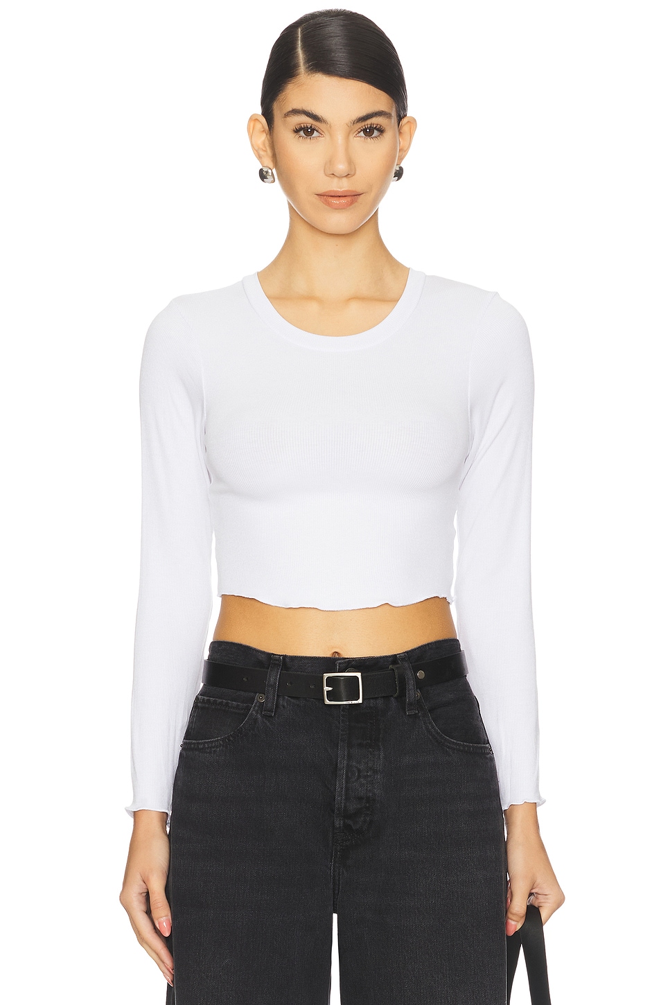 Arya Cropped Long Sleeve Top