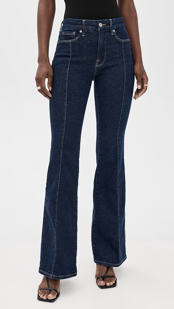 Good American Good Legs Flare Jeans