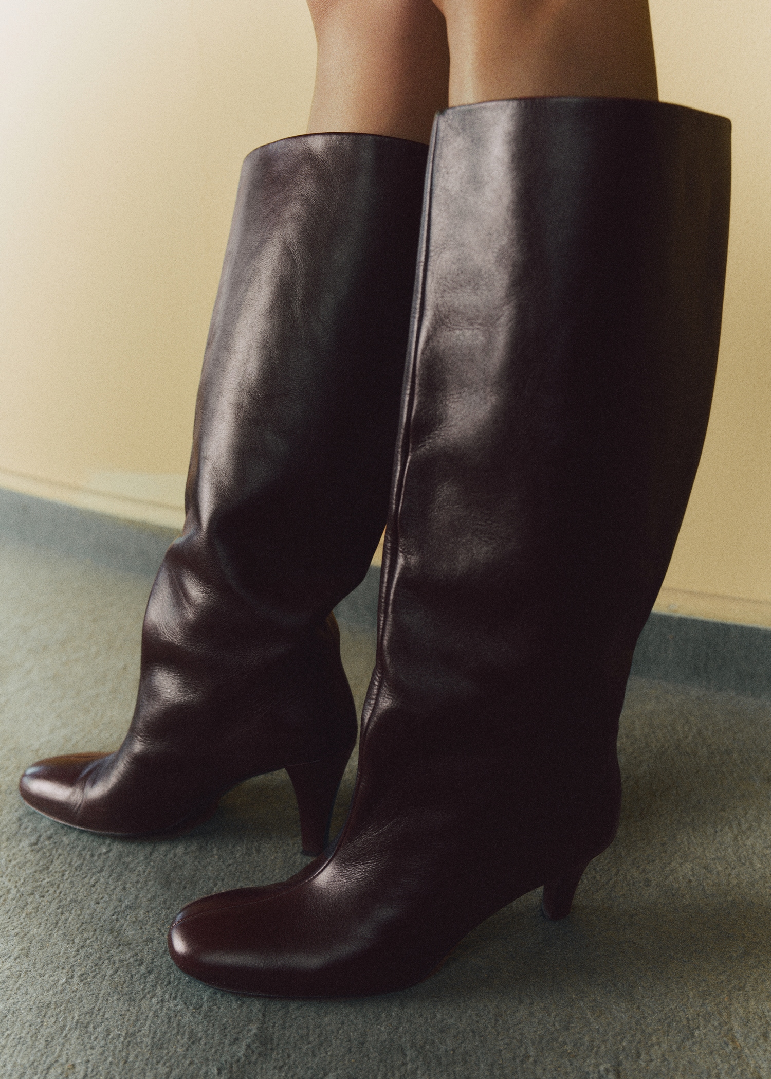 Heel Leather Boot - Women | Mango United Kingdom