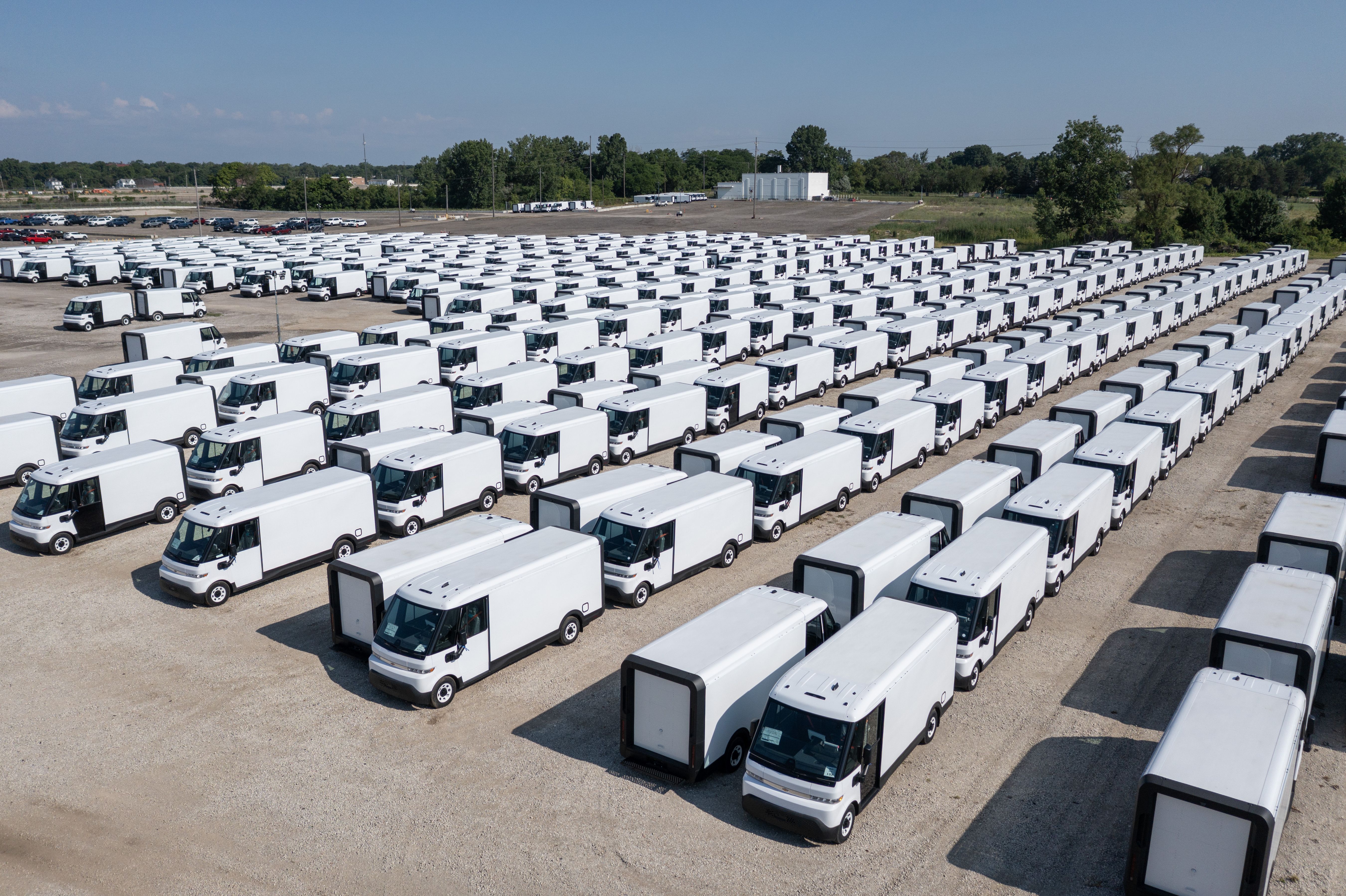 Unsold BrightDrop EV Delivery Vans