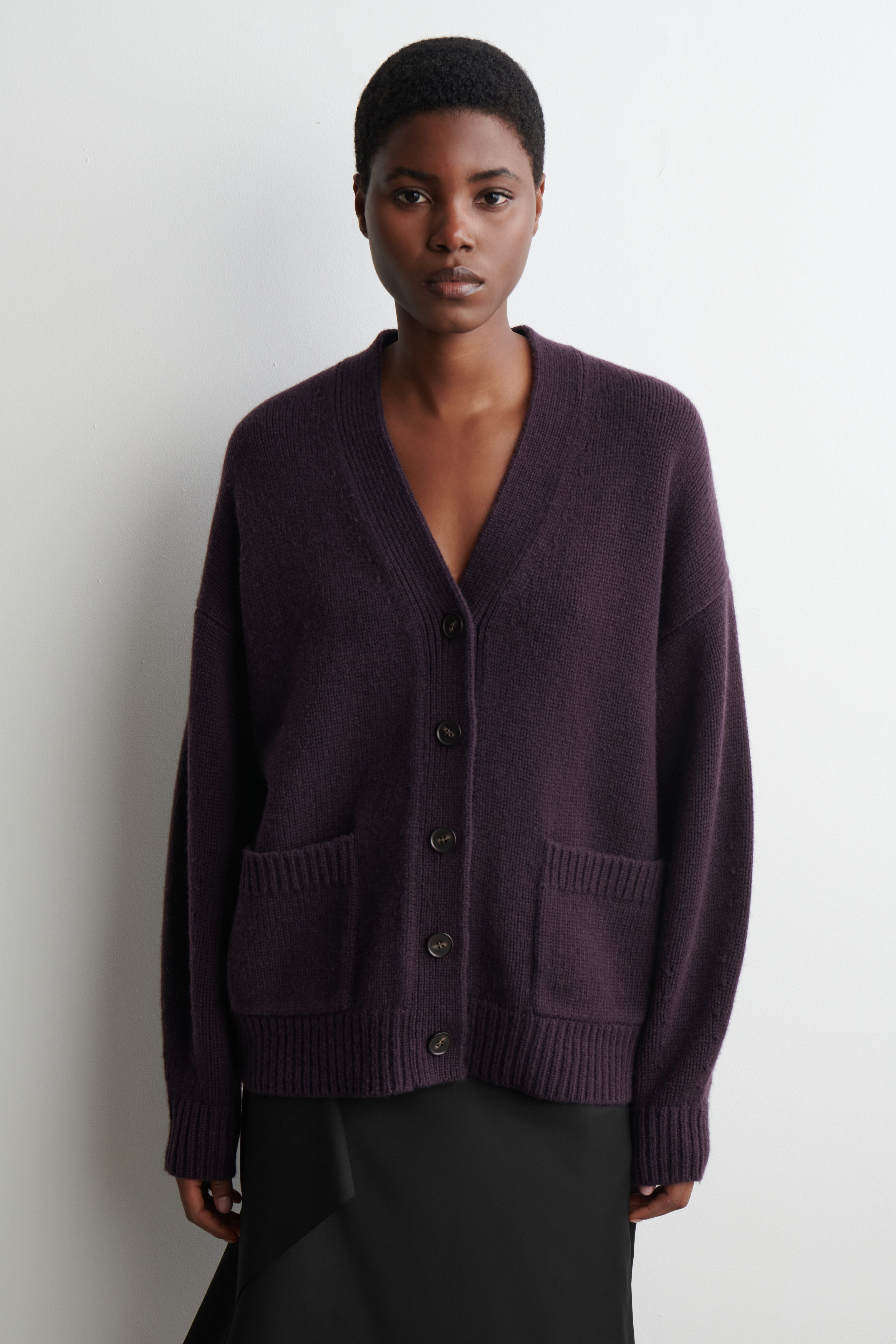 Oversized Merino Wool Cardigan