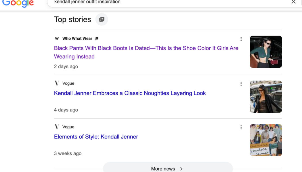 Here's How to Prioritize Who What Wear Articles in Your Google Search Results