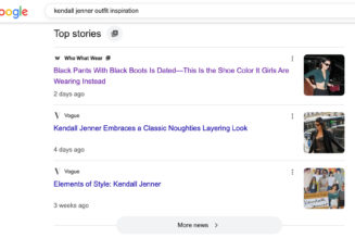 Here's How to Prioritize Who What Wear Articles in Your Google Search Results