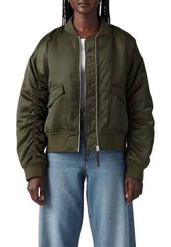 Levi&#039;s Women&#039;s Andy Tech Lightweight Jacket Deep Depths Green Xs