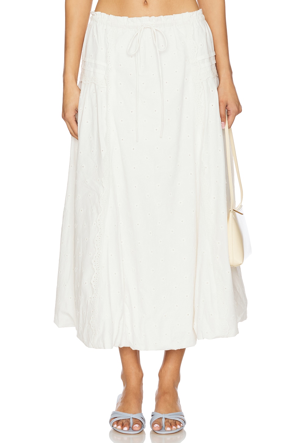 Agatha Puff Midi Skirt