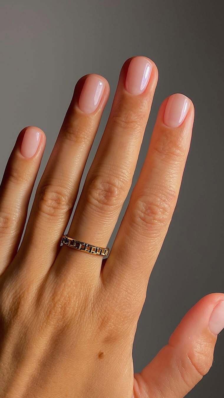 @matejanova wearing Manucurist Active Smooth 01 nail polish