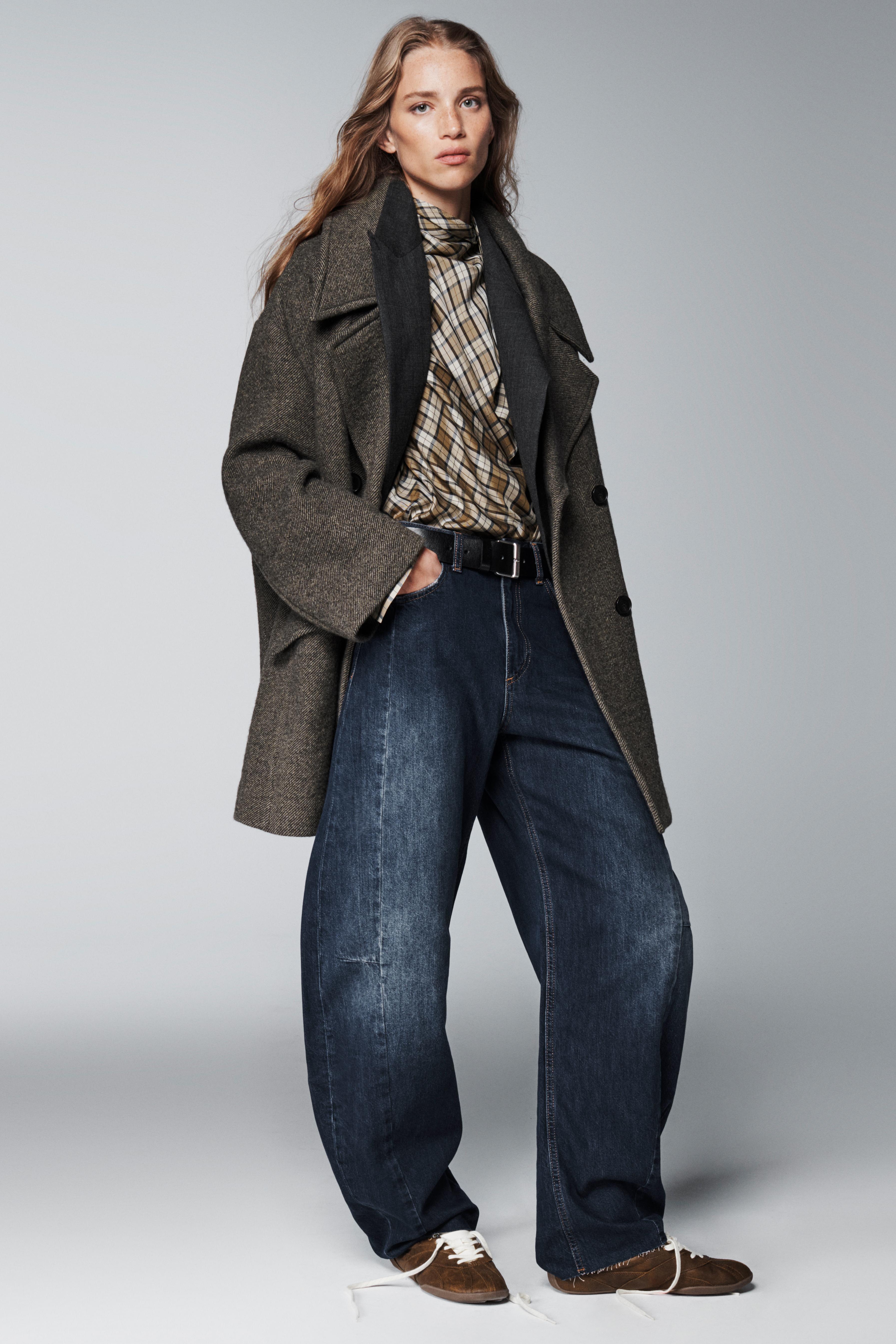 Zw Collection Barrel Mid-Waist Jeans