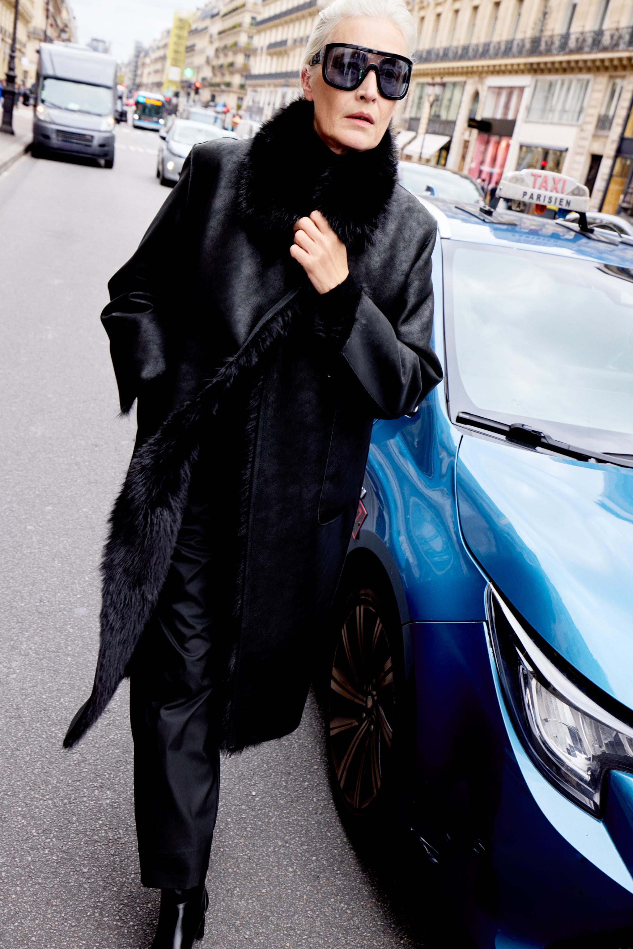 Reversible Double-Faced Faux Fur Coat