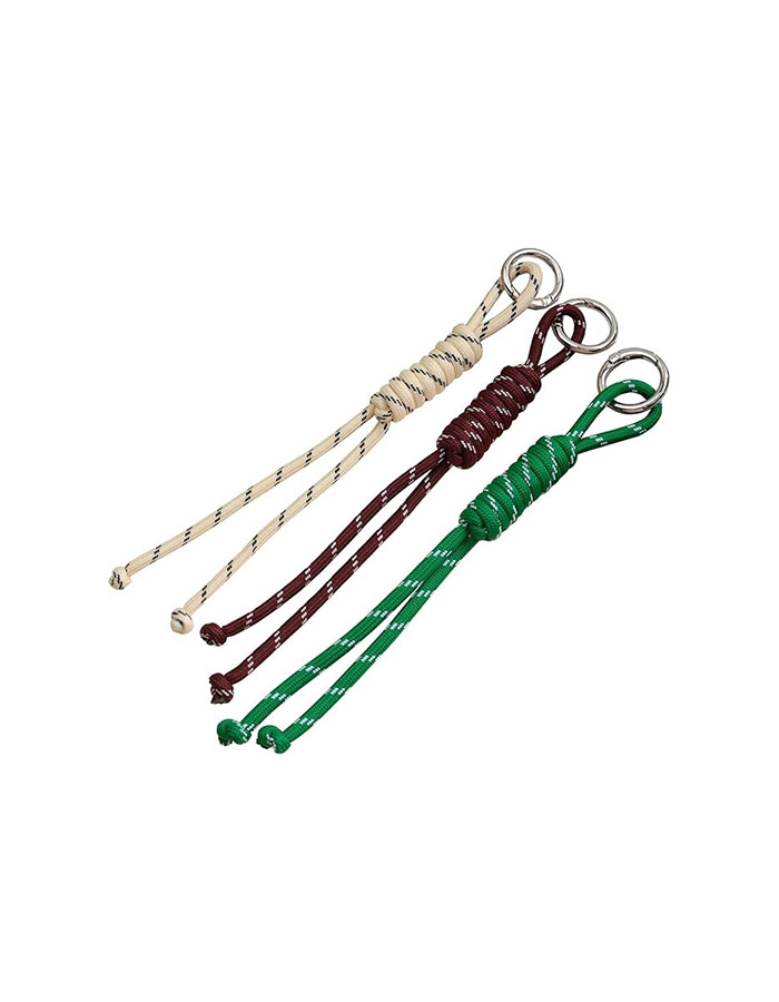 Sigvetan Paracord Charm Bag Keychain Accessories&amp;#65292;rope Bag Charms for Handbag Y2k Accessories Purse Hanging Ornament (green+white+win Red)