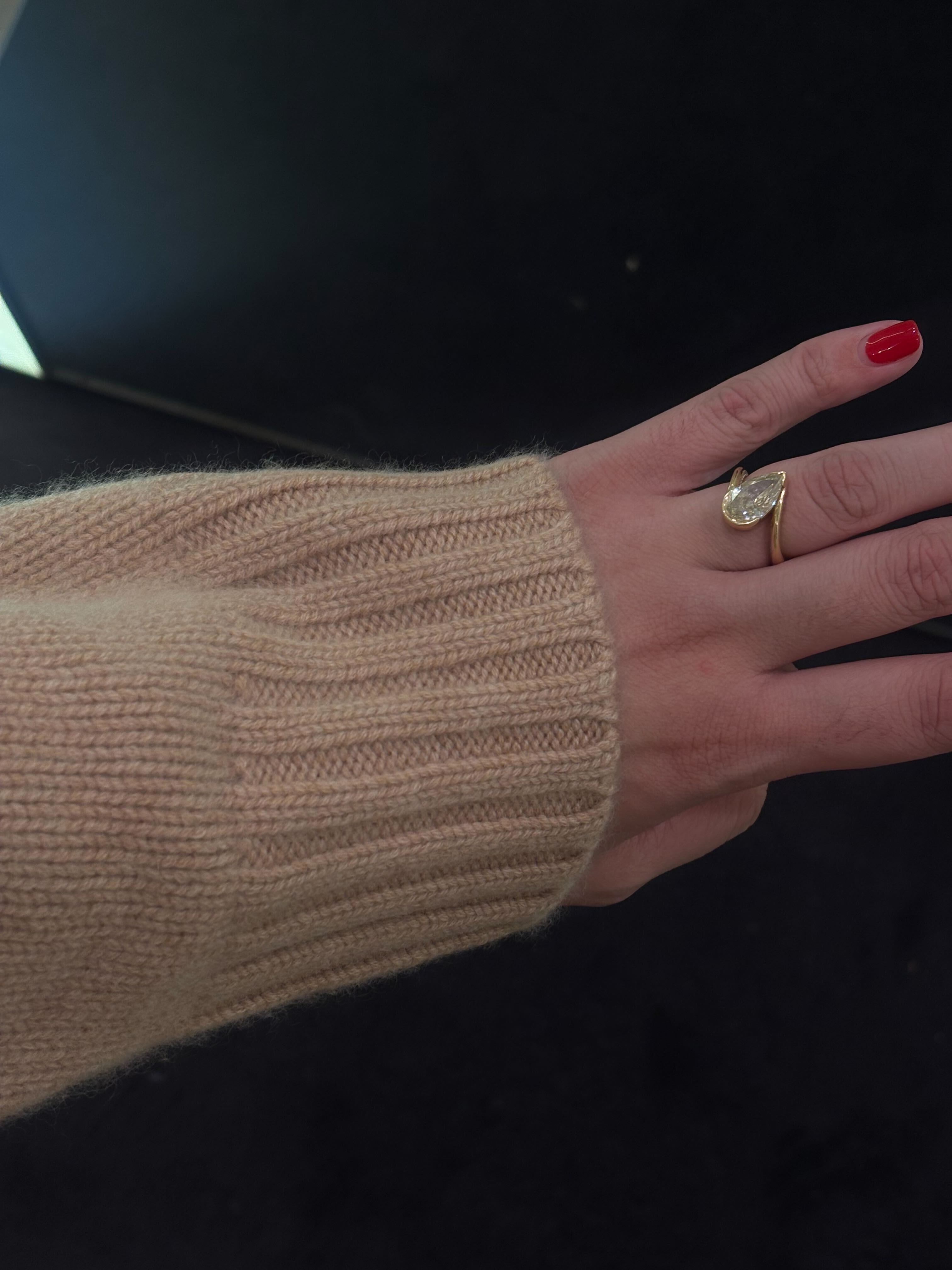 Who What Wear editor Ana Escalante wears COS Chunky Crewneck Sweater.